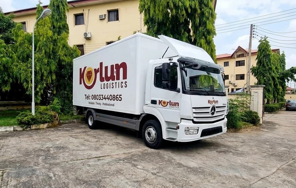 Korlun Logistics truck serving Kano