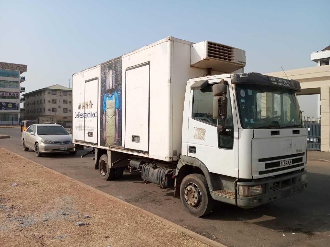 Korlun refrigerated truck available for rental in Abuja